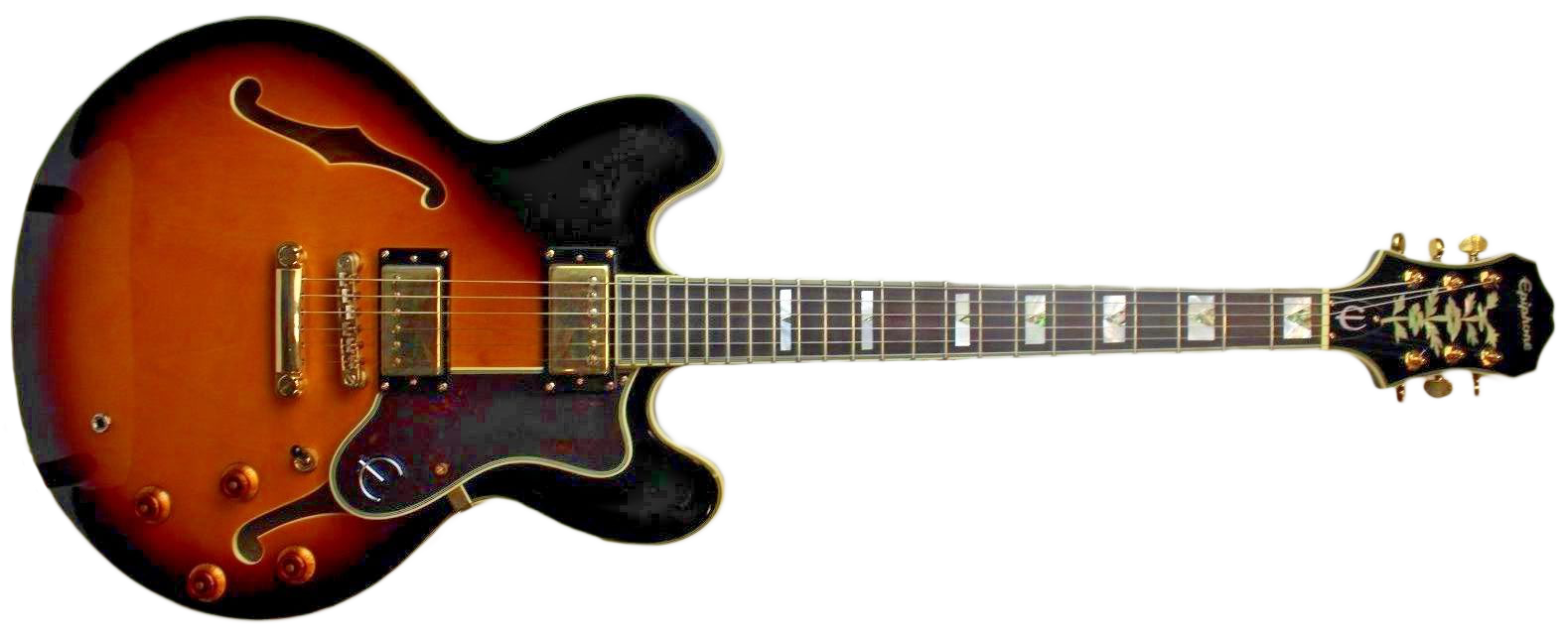 Sunburst Epiphone Guitar