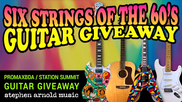 PromaxBDA 2018 Six Strings of the 60s Guitar Giveaway Stephen