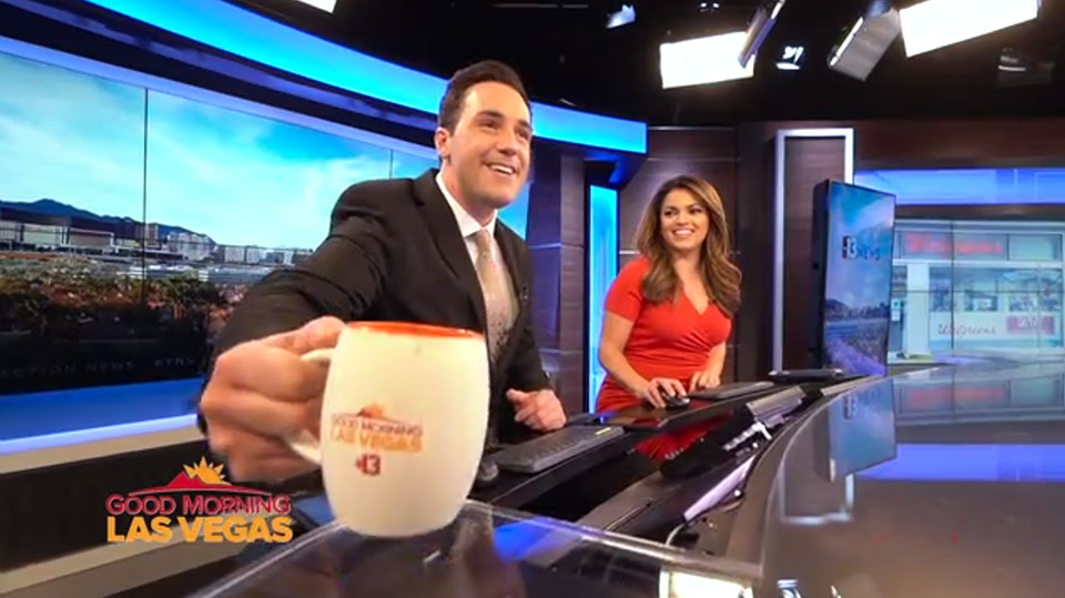 Las Vegas News Anchors at desk