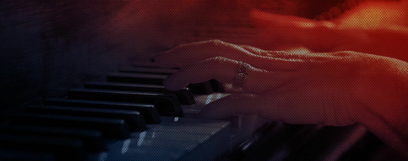 hands on piano keys