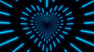 Neon heart graphic