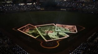 Baseball field image, MLB All-Star Game, Hank Aaron Tribute